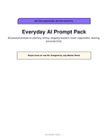 Everyday AI Prompt Pack PDF